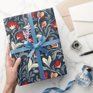 William Morris Floral Pattern Wrapping Paper