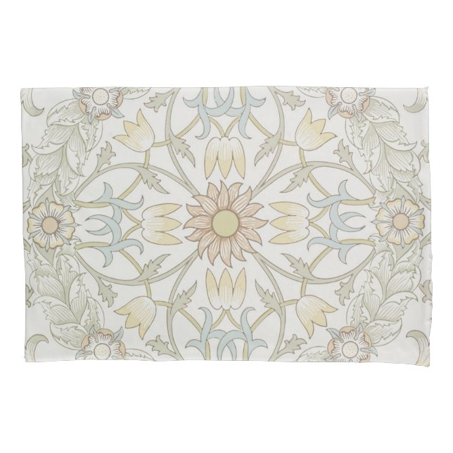 William Morris Floral Pillowcases (Front-Left)