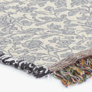 William Morris Floral  Throw Blanket