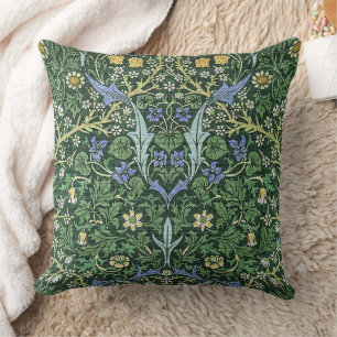 William Morris Floral Vintage Art Throw Pillow