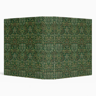 William Morris Flower Garden-Greens Binder