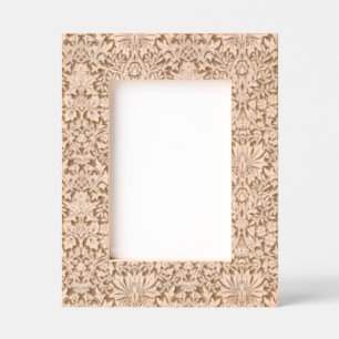 William Morris Flower Garden-Greens Etched Frames