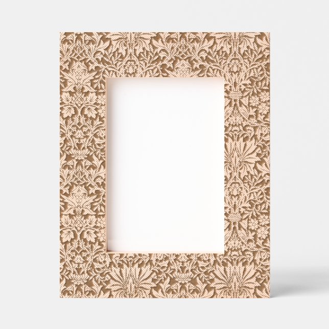 William Morris Flower Garden-Greens Etched Frames (Front)