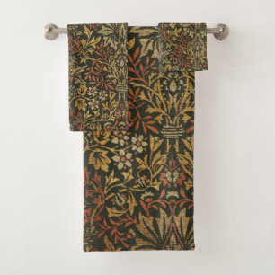 William Morris Flower Garden Tapestry Bath Towel Set