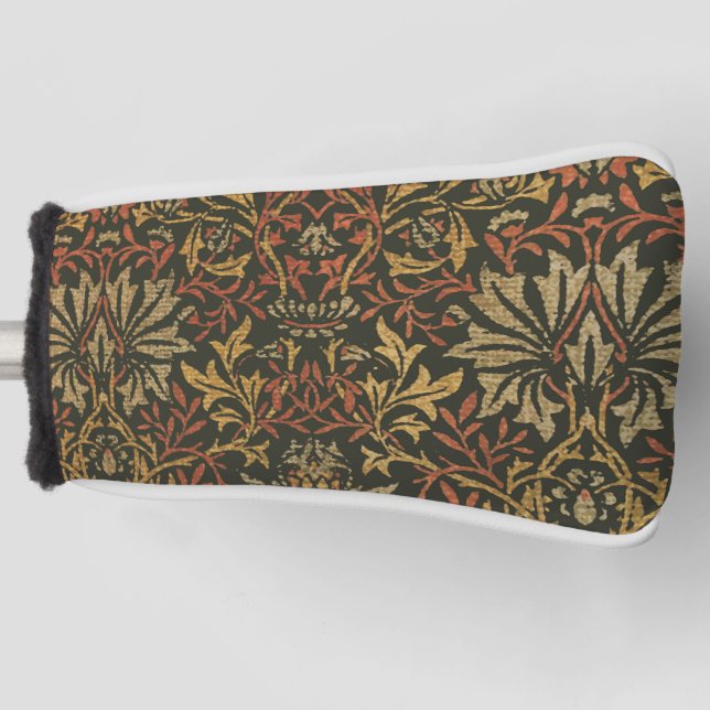 William Morris Flower Garden Tapestry Golf Head Cover (Front)