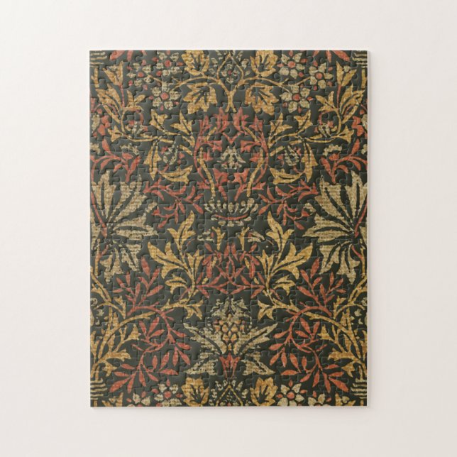William Morris Flower Garden Tapestry Jigsaw Puzzle (Vertical)