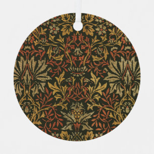 William Morris Flower Garden Tapestry Metal Ornament