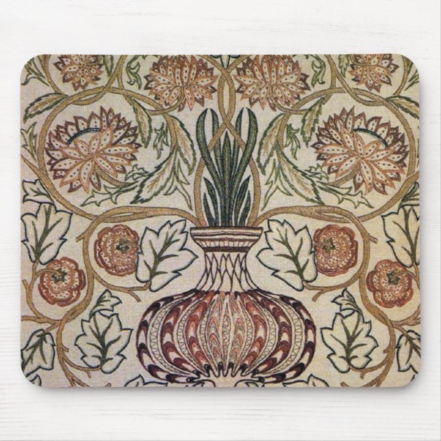 William Morris Flower Pot - Mousepad (Front)