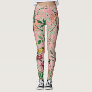 William Morris FLOWERS AND BUTTERFLIES Leggings
