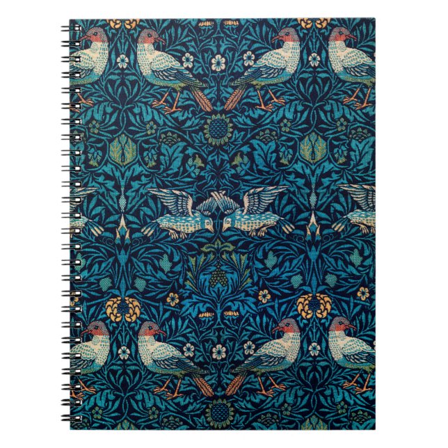 William Morris - Flowers & Birds Pattern Notebook (Front)