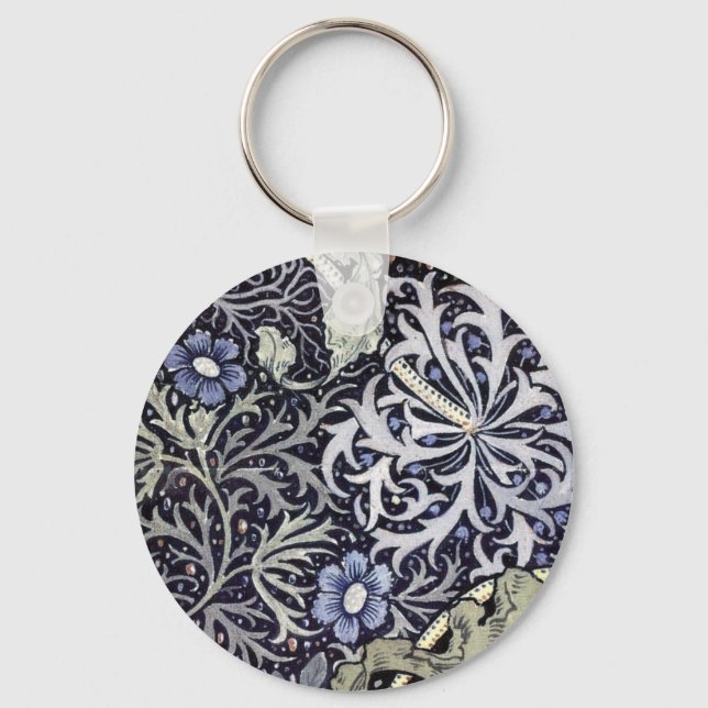 William Morris - Flowers Keychain (Front)