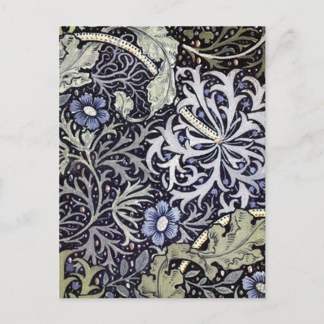 William Morris Flowers Postcard (Front)