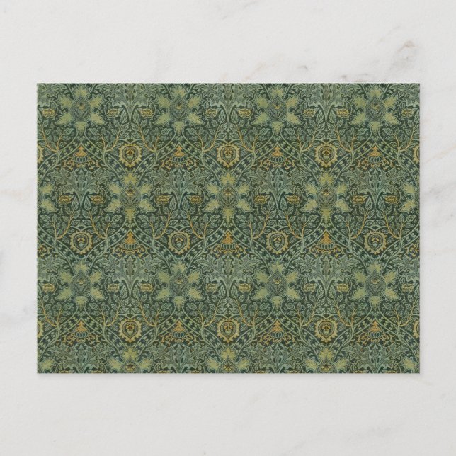 William Morris Flowers & Vines of Persian Art Postcard (Front)