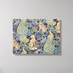 William Morris Forest Rabbit Canvas Print