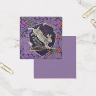 William Morris Forest Rabbit Floral Art