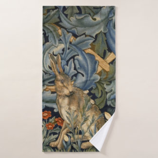 William Morris Forest Rabbit Floral Art Nouveau