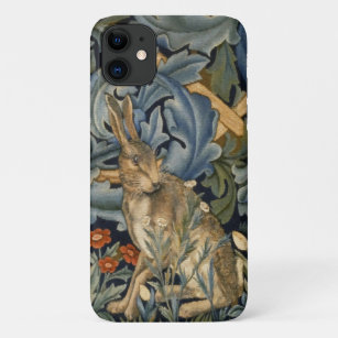 William Morris Forest Rabbit Floral Art Nouveau Case-Mate iPhone Case