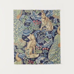 William Morris Forest Rabbit Tapestry