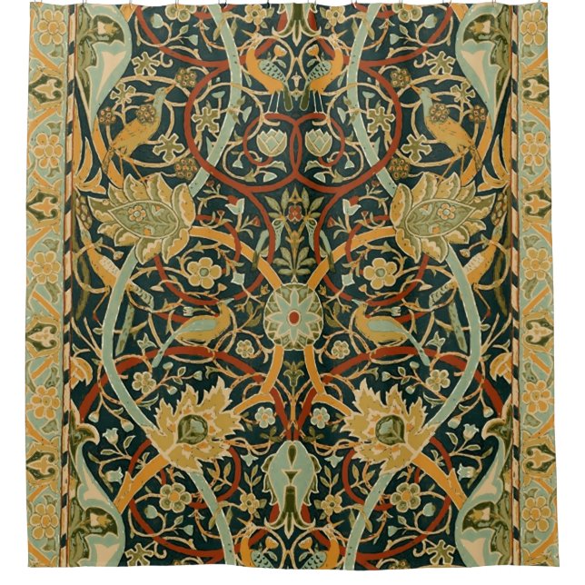 William Morris Forest Tapestry Pattern: Vintage (Front)