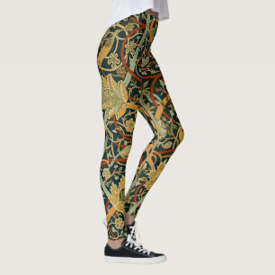 William Morris Forest Tapestry Pattern: Vintage Leggings