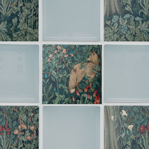 William Morris Forest Wildflower 2 Tapestry Tile