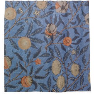 William Morris Fruit Pattern Shower Curtain