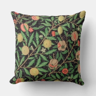 William Morris Fruit Pattern Throw Pillow