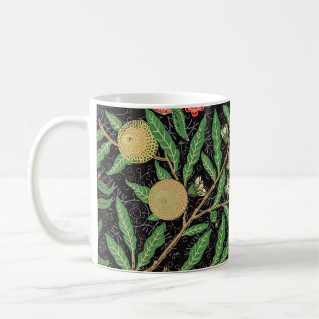 William Morris Fruit pattern Vintage Coffee Mug (Left)