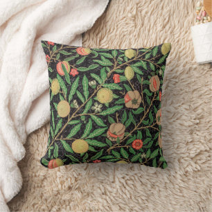 William Morris Fruit pattern Vintage Throw Pillow