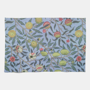 William Morris Fruit Pomegranate Blue Ornament Kitchen Towel