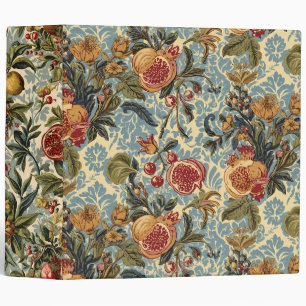 William Morris Fruit Pomegranate Floral pattern Binder