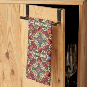 William Morris Fruit Pomegranate Floral pattern Kitchen Towel