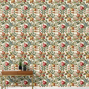 William Morris Fruit Pomegranate pattern Wallpaper