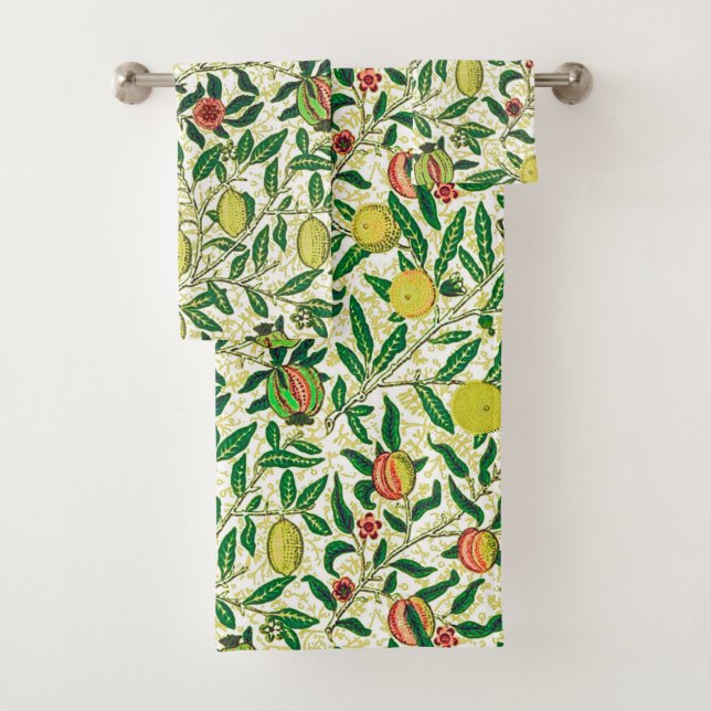 William Morris Fruits exotiques, jaune citron (En situation)