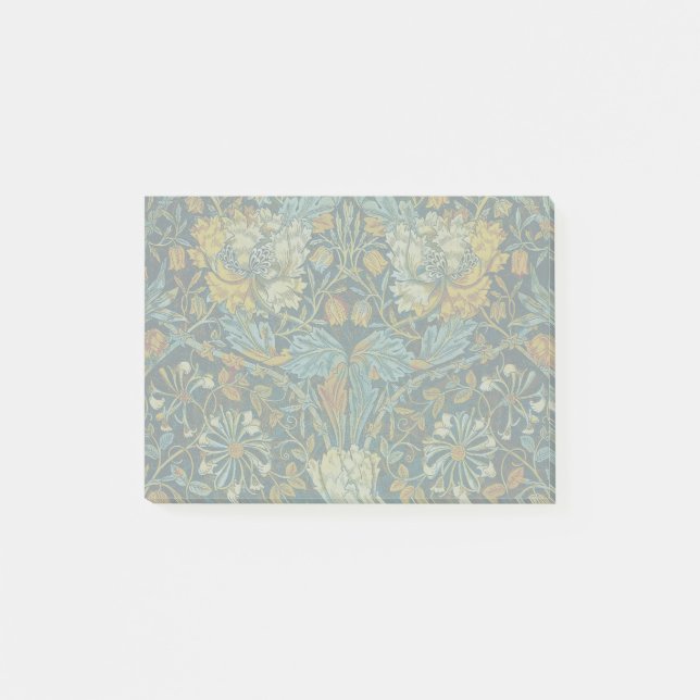 William Morris Gold Honeysuckle Floral Wallpaper Post-it Notes (Front)