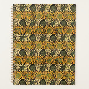 William Morris Gold Tulip Lily Vintage Wallpaper Planner
