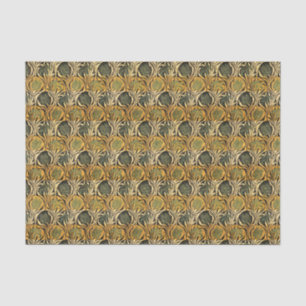 William Morris Gold Tulip Lily Vintage Wallpaper Tissue Paper