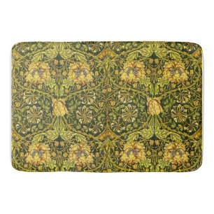 William Morris Golden Acanthus Portière Vintage Bath Mat