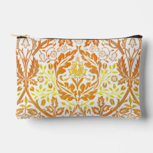 William Morris Golden Bough Orange Floral Art Accessory Pouch