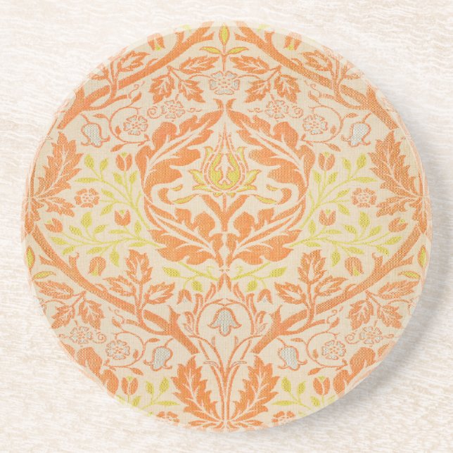 William Morris Golden Bough Tapestry Pattern Coaster (Front)