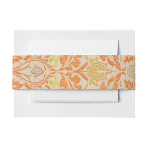 William Morris Golden Bough Tapestry Pattern Invitation Belly Band