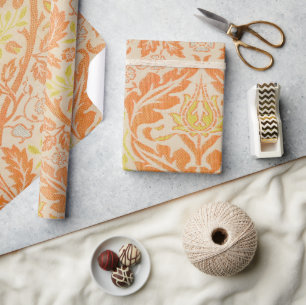 William Morris Golden Bough Tapestry Pattern Wrapping Paper