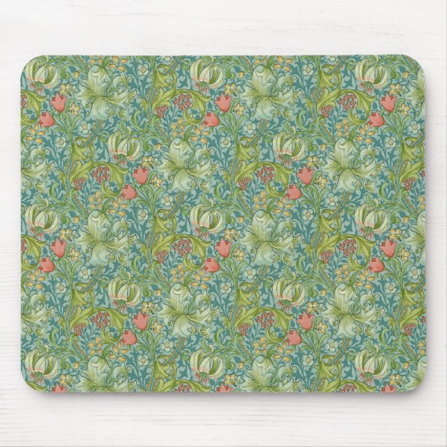 William Morris "Golden Lily" 1 Mouse Pad (Front)