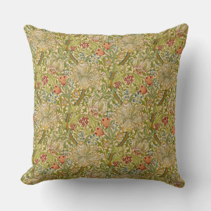 William Morris "Golden Lily" 2 Throw Pillow