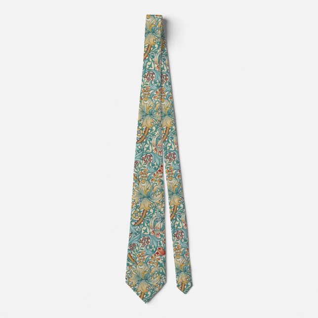 William Morris "Golden Lily" 3 Tie (Front)