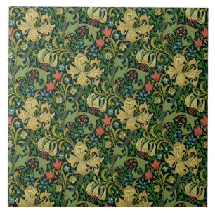 William Morris "Golden Lily" 4 Tile
