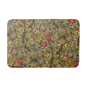 William Morris Golden Lily Antique Bath Mat
