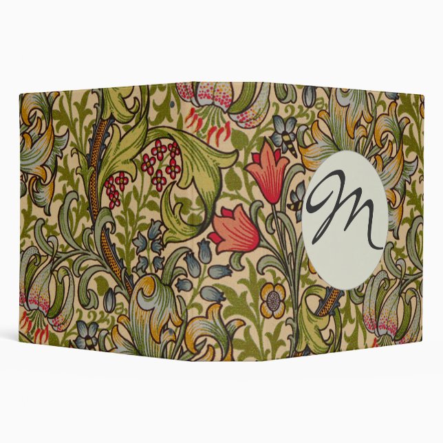 William Morris Golden Lily Antique Binder (Background)