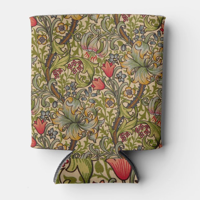 William Morris Golden Lily Antique Can Cooler (Front)