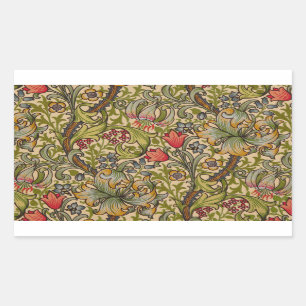 William Morris Golden Lily Antique Sticker